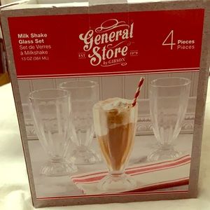 Milkshake Glasses Set of 4